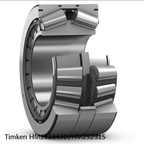 HM252343D/HM252315 Timken Tapered Roller Bearing Assembly #1 small image